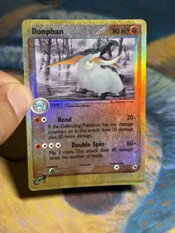 Donphan 17/109 Ex Ruby and Sapphire Reverse Holo Pokemon Card MP - Image 3