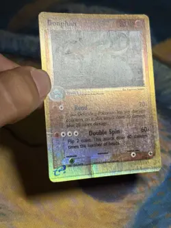 Donphan 17/109 Ex Ruby and Sapphire Reverse Holo Pokemon Card MP - Image 4