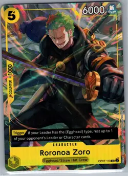 Roronoa Zoro (Illustration Box Vol.3) OP07-113 Promo - One Piece Card Game - NM - Image 1
