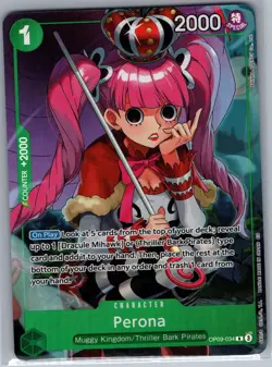 Perona (Illustration Box Vol.4) OP09-034 Promo - One Piece Card Game - NM - Image 1
