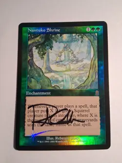 Nantuko Shrine- Odyssey- Magic The Gather Lp Autographed - Image 1