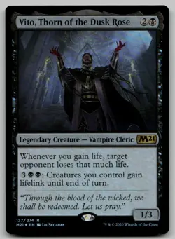 Vito, Thorn of the Dusk Rose R Core Set 2021 127 NM - Image 1