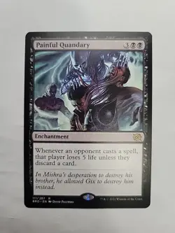 MTG - Painful Quandary The Brothers' War Regular R#111 - Image 1