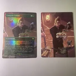 Campsite Cuisine (Borderless) Commander: Final Fantasy Foil + Art Card - Image 1