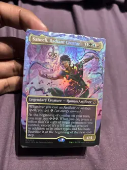 Mtg Aetherdrift Saheeli Commander deck + 2 Borders foil cards - Image 1
