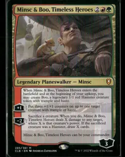 Commander Legends: Battle for Baldur's Gate #285 Minsc & Boo, Timeless Heroes - Image 1