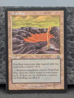 LP - Peat Bog - Mercadian Masques - Magic The Gathering Lightly Played Eng MTG - Image 1