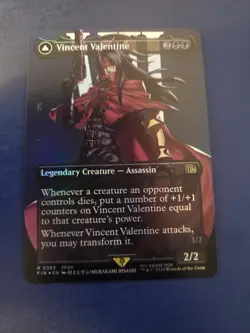Vincent Valentine (Borderless) Final Fantasy Foil MTG NM/M - Image 1