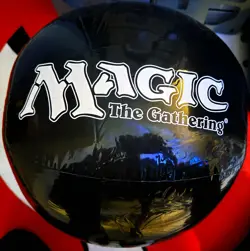 Rare Magic the Gathering Promo Black and White Mana Symbol Beach Balls PAX 2012 - Image 2