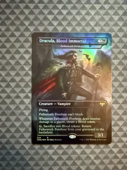 MTG Dracula, Blood Immortal #334 Foil Rare Innistrad: Crimson Vow (VOW) - Image 1