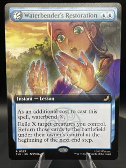 Waterbenders Restoration - #183 Extended Art - Avatar - Mtg - Image 1