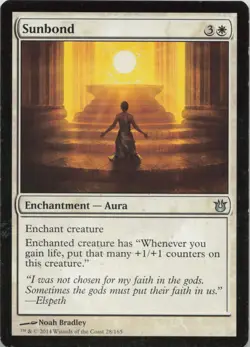Sunbond U Born of the Gods 28 - LP MTG - Image 1