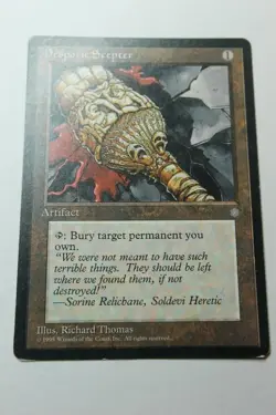 MTG Despotic Scepter x1- -Ice Age-Lightly Played - Image 1