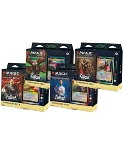 Commander Deck Fallout PIP MTG Sealed Case (all 4 decks) - Image 1