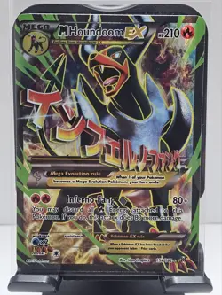 Pokemon TCG M Houndoom EX (Full Art) 154/162 XY Breakthrough Holo 2015 -LP - Image 1