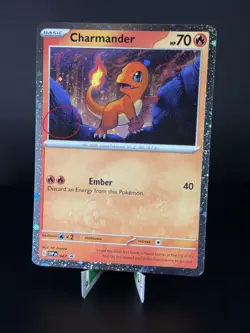 [🌀Swirl] Charmander SVP 047 Promo - Pokemon 151 - LP (2024) - Image 3