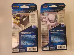 x2 Pokemon Go V Battle Deck Box Mewtwo & Melmetal Sealed Set One of Each! - Image 2