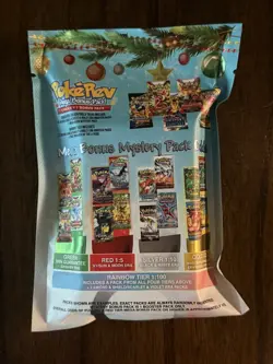 PokeRev Mystery Pack Holiday Sealed 6 Pokemon Booster Packs 5+1 Bonus Pack - Image 2
