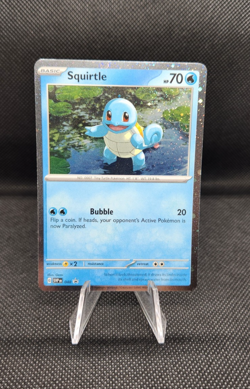 Pokemon TCG Squirtle 151 SVP048 Cosmos Holo Promo w Swirl NM/M (B) - Image 1