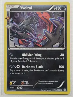 Pokemon TCG Yveltal RC16/RC32 Generations Radiant Collection Reverse Holo -NM - Image 2