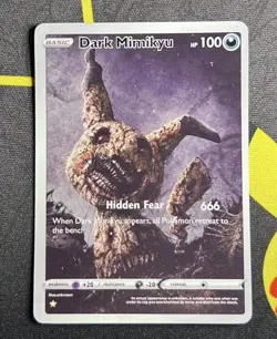 Dark Mimikyu - Pokemon Card Collectable Gift Display - Image 1