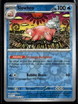 Pokemon TCG | Scarlet & Violet Base | Slowbro | Reverse Holo | 043/198 | LP - Image 1