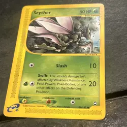 Pokemon Scyther 106/147 Pokemon Card Aquapolis Common Regular Unlimited 2002 - Image 2