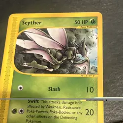 Pokemon Scyther 106/147 Pokemon Card Aquapolis Common Regular Unlimited 2002 - Image 3