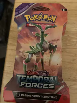 Unopened & Sealed Pokemon Scarlet & Violet Temporal Forces Booster pack - Image 1