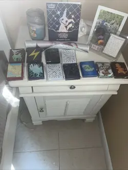 pokemon etb card sleeves + 151 UPC Playmat & more - Image 1