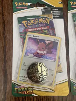 Pokemon TCG Evolving Skies Checklane Blister 1 Eevee & 1 Slowpoke Blister Sealed - Image 2