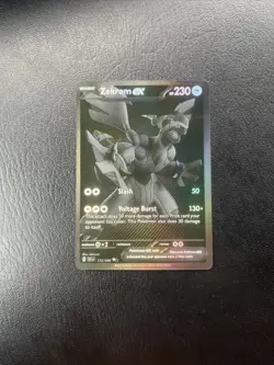 Pokemon Zekrom EX BWR 172/086 Black Bolt TCG Card - Image 1