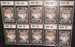 Lot Of Graded Japanese Full Art ILLustration Pokemon Cards - Image 2