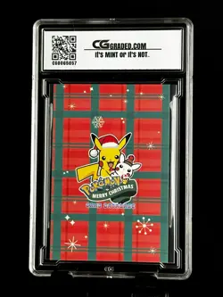 2024 Pokemon CG 10 Pristine PIPLUP Christmas Data TCG XMAS Holiday CGC PSA 2 - Image 2