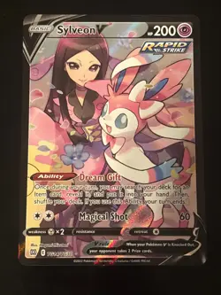 Pokemon TCG Sylveon V TG14/TG30 NM SWSH Brilliant Stars Trainer Gallery Holo - Image 1