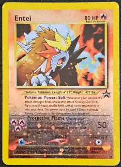 Pokemon TCG Entei Wizards Black Star Promos 34 Holo Promo MP - Image 1