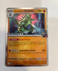 Team Rocket's Tyranitar (Pokemon Center Exclusive) 096/182 - Image 1