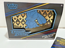 Crown Zenith Pokemon Center Elite Trainer Box *EMPTY NO PACKS with book* - Image 2