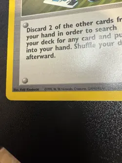 Pokemon Base Set Computer Search 71/102 Non Holo Rare Unlimited 1999 LP - Image 3