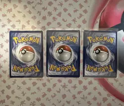 Pokemon 151 Cosmos Holo 3 Card Lot HD Swirl Bulbasaur Charmander Grass Energy - Image 4