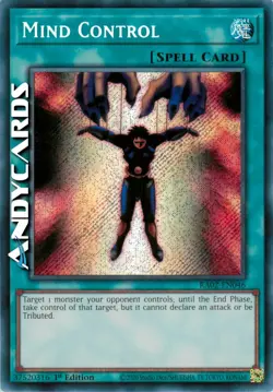 MIND CONTROL • (Controlla Mente) • EN046 Segreta • RA02 • 1Ed • Yugioh ANDYCARDS - Image 1