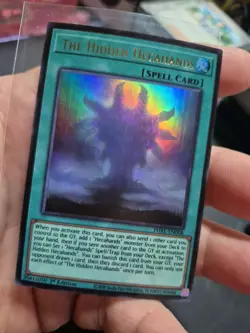 Yugioh The Hidden Hecahands ultra rare 1st Edition PHRE - Image 2