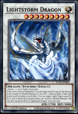 Yu-Gi-Oh! TCG | Lightstorm Dragon | Yugioh SUDA-EN043 - Image 1