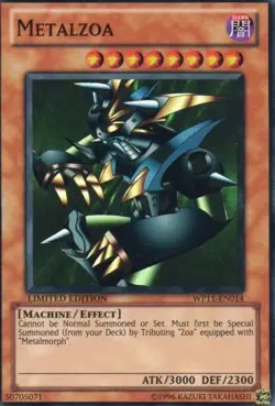 Yugioh! MP Metalzoa - WP11-EN014 - Super Rare - Limited Edition Moderately Playe - Image 1