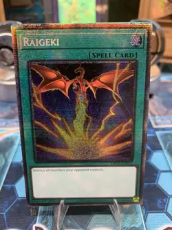 Raigeki MP25-EN015 2025 Mega-Pack 1st Edition Pin Hole On Top - Image 1
