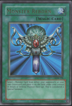 1996 Yu-Gi-Oh! TCG | Monster Reborn | Yugioh | LOB-118 | LP - Image 1