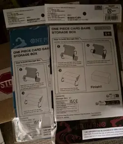 ONE PIECE Card Game Official Storage Box Nami & Robin / Zoro & Sanji Sealed - Image 2