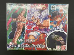 One Piece Card Game TCG Learn Together Deck Set LT-01 ENGLISH SEALED PROSHIPPER - Image 1