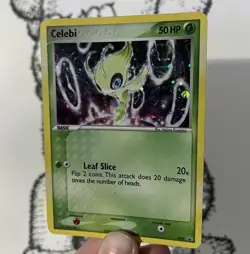 Pokemon Celebi 029 Black Star Promo Rare Holo Pokemon Card LP-MP - Image 1