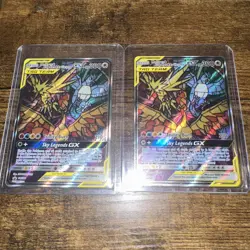Moltres Zapdos Articuno GX SM210 Hidden Fates Promo Pokemon Card 10s all day - Image 1